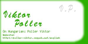 viktor poller business card